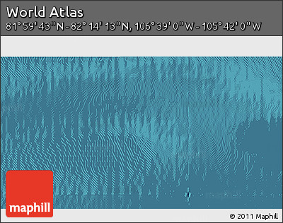 Satellite 3D Map of the Area around 82° 6' 58" N, 106° 10' 30" W