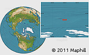 Satellite Location Map of the area around 82° 6' 58" N, 106° 10' 30" W