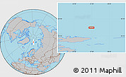 Gray Location Map of the area around 82° 6' 58" N, 27° 16' 29" E