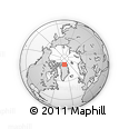 Outline Map of the Area around 82° 6' 58" N, 41° 34' 30" W, rectangular outline