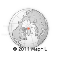 Outline Map of the Area around 82° 6' 58" N, 46° 40' 29" W, rectangular outline