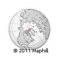 Outline Map of the Area around 82° 6' 58" N, 73° 52' 30" W, rectangular outline