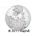 Outline Map of the Area around 82° 6' 58" N, 86° 46' 30" E, rectangular outline