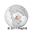 Outline Map of the Area around 82° 6' 58" N, 95° 58' 29" W, rectangular outline