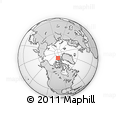 Outline Map of the Area around 82° 19' 54" N, 103° 37' 30" W, rectangular outline