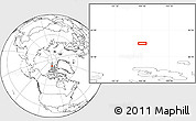 Blank Location Map of the area around 82° 19' 54" N, 104° 28' 29" W