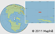 Savanna Style Location Map of the area around 82° 19' 54" N, 104° 28' 29" W