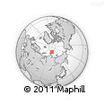 Outline Map of the Area around 82° 19' 54" N, 111° 25' 30" E, rectangular outline