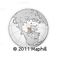 Outline Map of the Area around 82° 19' 54" N, 113° 49' 29" W, rectangular outline