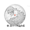 Outline Map of the Area around 82° 19' 54" N, 36° 37' 30" E, rectangular outline