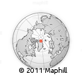 Outline Map of the Area around 82° 19' 54" N, 36° 28' 30" W, rectangular outline
