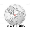 Outline Map of the Area around 82° 19' 54" N, 41° 43' 30" E, rectangular outline