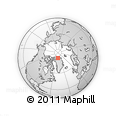 Outline Map of the Area around 82° 19' 54" N, 48° 22' 30" W, rectangular outline