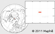 Blank Location Map of the area around 82° 19' 54" N, 4° 19' 30" E