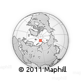 Outline Map of the Area around 82° 19' 54" N, 79° 58' 29" E, rectangular outline