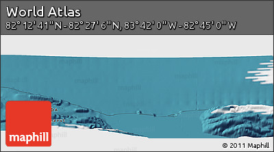 Satellite Panoramic Map of the Area around 82° 19' 54" N, 83° 13' 29" W