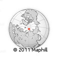 Outline Map of the Area around 82° 19' 54" N, 91° 1' 30" E, rectangular outline