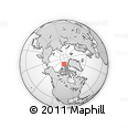 Outline Map of the Area around 82° 32' 44" N, 103° 37' 30" W, rectangular outline
