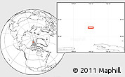 Blank Location Map of the area around 82° 32' 44" N, 106° 10' 30" W