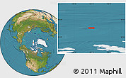 Satellite Location Map of the area around 82° 32' 44" N, 106° 10' 30" W