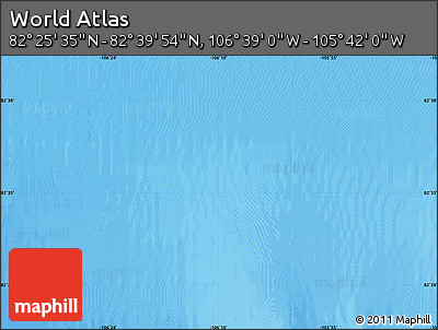 Physical Map of the Area around 82° 32' 44" N, 106° 10' 30" W