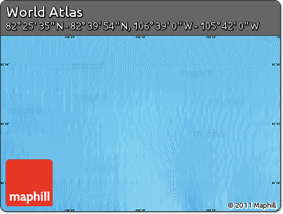 Physical Map of the Area around 82° 32' 44" N, 106° 10' 30" W