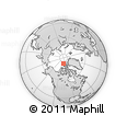 Outline Map of the Area around 82° 32' 44" N, 106° 10' 30" W, rectangular outline