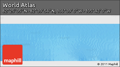 Physical Panoramic Map of the Area around 82° 32' 44" N, 106° 10' 30" W