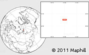 Blank Location Map of the area around 82° 32' 44" N, 110° 34' 29" E