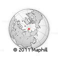 Outline Map of the Area around 82° 32' 44" N, 113° 58' 29" E, rectangular outline