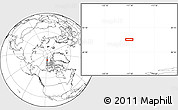 Blank Location Map of the area around 82° 32' 44" N, 117° 13' 29" W