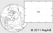 Blank Location Map of the area around 82° 32' 44" N, 80° 49' 29" E