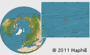 Satellite Location Map of the area around 82° 45' 30" N, 0° 4' 30" E