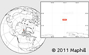 Blank Location Map of the area around 82° 45' 30" N, 106° 10' 30" W