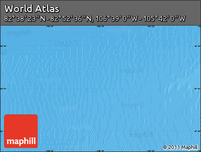 Physical Map of the Area around 82° 45' 30" N, 106° 10' 30" W