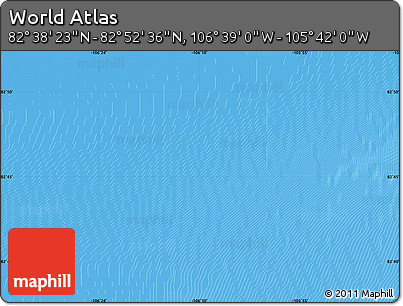 Physical Map of the Area around 82° 45' 30" N, 106° 10' 30" W