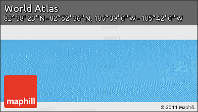 Physical Panoramic Map of the Area around 82° 45' 30" N, 106° 10' 30" W
