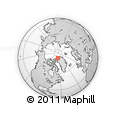 Outline Map of the Area around 82° 45' 30" N, 65° 22' 30" W, rectangular outline