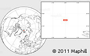 Blank Location Map of the area around 82° 45' 30" N, 6° 1' 30" E