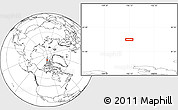 Blank Location Map of the area around 82° 58' 10" N, 106° 10' 30" W