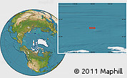 Satellite Location Map of the area around 82° 58' 10" N, 108° 43' 29" W
