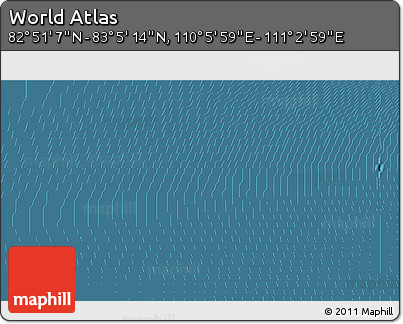 Satellite 3D Map of the Area around 82° 58' 10" N, 110° 34' 29" E