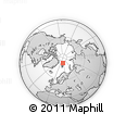 Outline Map of the Area around 82° 58' 10" N, 22° 10' 29" E, rectangular outline
