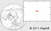 Blank Location Map of the area around 82° 58' 10" N, 4° 19' 30" E