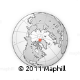 Outline Map of the Area around 82° 58' 10" N, 73° 1' 30" W, rectangular outline