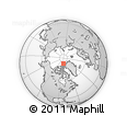 Outline Map of the Area around 82° 58' 10" N, 82° 22' 30" W, rectangular outline