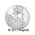 Outline Map of the Area around 82° 58' 10" N, 94° 25' 30" E, rectangular outline