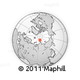 Outline Map of the Area around 82° 58' 10" N, 96° 58' 29" E, rectangular outline