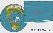 Satellite Location Map of the area around 83° 10' 46" N, 107° 52' 30" W