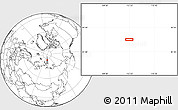 Blank Location Map of the area around 83° 10' 46" N, 112° 16' 30" E